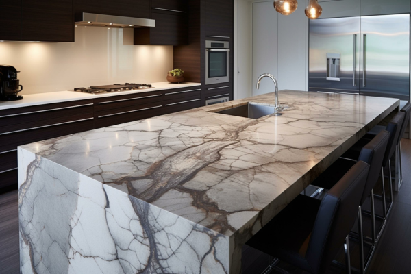 Interstate Custom Kitchen & Bath, Inc installs quartz countertops