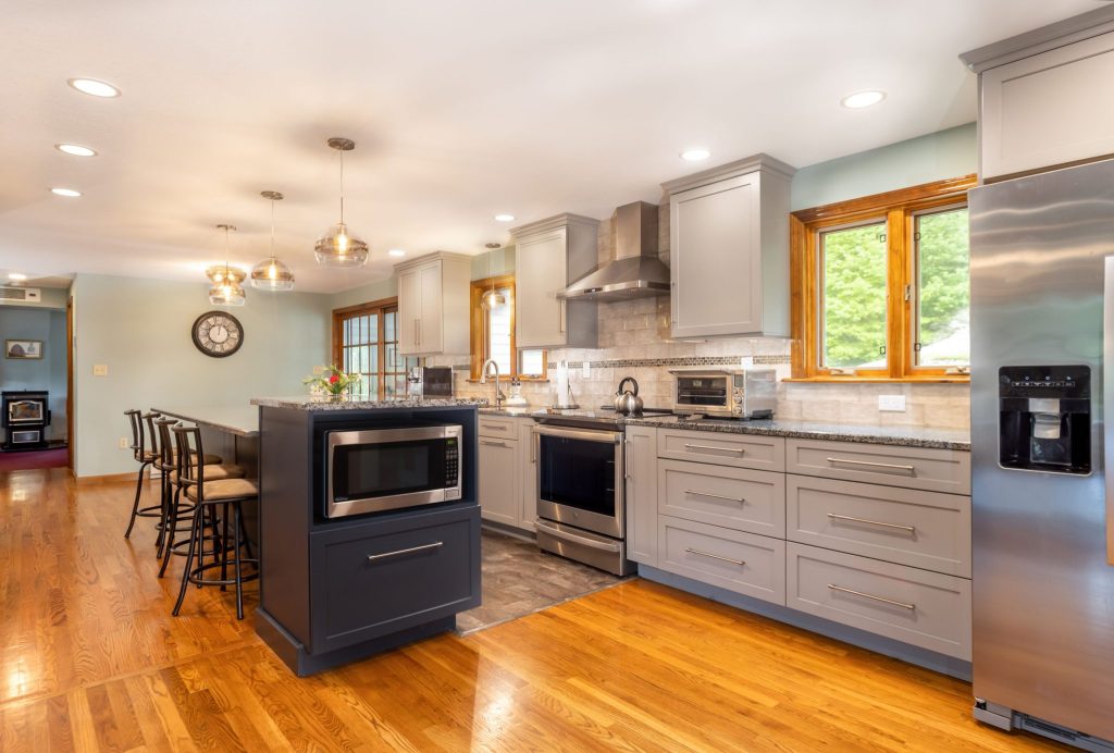 Open Concept Kitchen with modern appliances