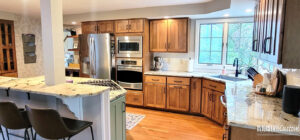 Double Shaker Cabinet Transformation in Wilbraham, MA