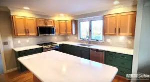 Cabinet Refacing Project in South Hadley, MA