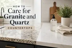 Read more about the article How to Care for Granite and Quartz Countertops