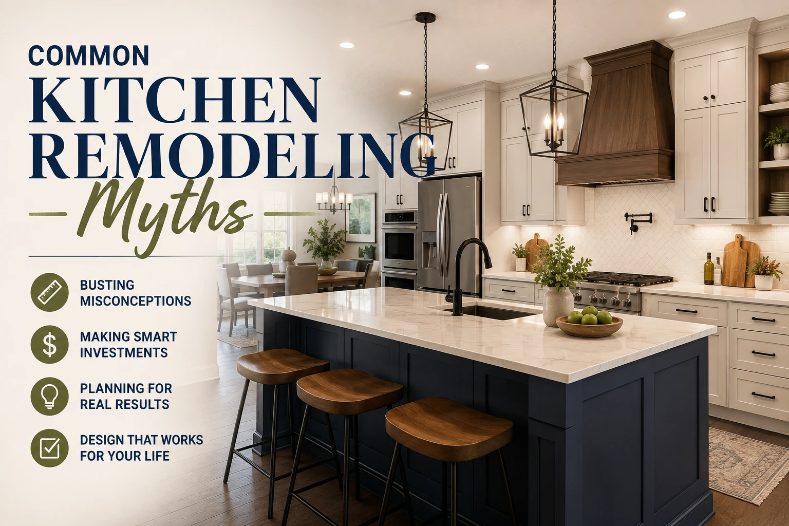 You are currently viewing Common Kitchen Remodeling Myths