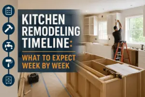 Read more about the article Kitchen Remodeling Timeline: What to Expect Weekby Week